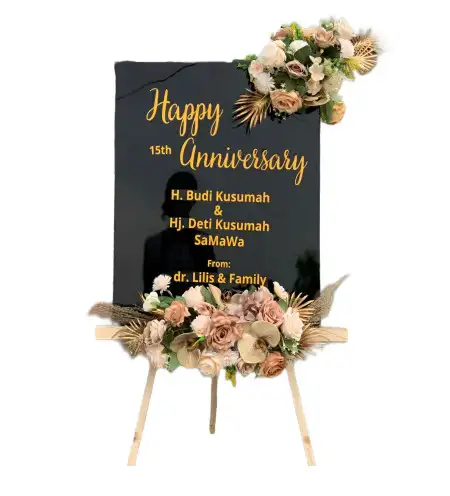 Papan Bunga Akrilik Amplas